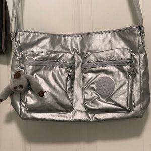 Kipling gray purse